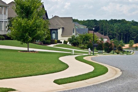 Concrete sidewalk repair